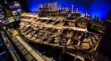 Restos do navio Mary Rose - Divulgação