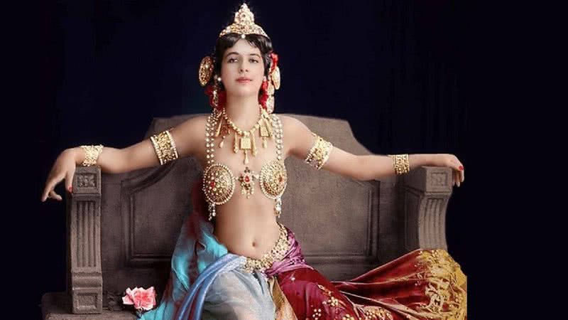 Foto colorida de Mata Hari - Reprodução