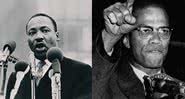 Martin Luther King e Malcoml X - Getty Images