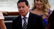 O Vice-presidente Hamilton Mourão durante o cerimônia de posse de Bolsonaro - Getty Images