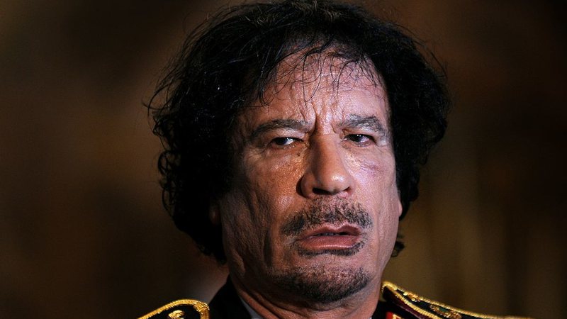 O ditador líbio Muammar Kadhafi - Getty Images