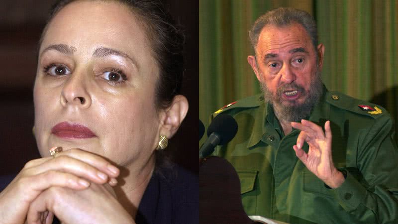 Alina Fernández e Fidel Castro - Getty Images