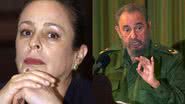 Alina Fernández e Fidel Castro - Getty Images