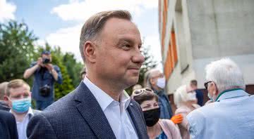 Presidente polonês, Andrzej Duda, em 2020 - Getty Images