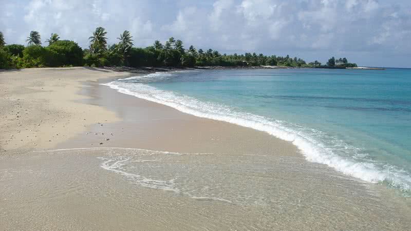 Praia do Atol de Bikini, ilha radioativa no Oceano Pacífico - Divulgação/UNESCO/Ron Van Oers