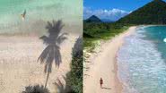 Imagens de ilha do Caribe em anúncio - Reprodução/Instagram/@fairfaxandkendington