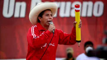 Pedro Castillo, atual presidente do Peru - Getty Images