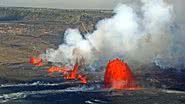 Imagens da erupção recente do vulcão Kilauea, no Havaí - Reprodução/Vídeo/YouTube/USGS