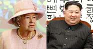 Elizabeth II (esq.) e Kim Jong-un (dir.) em montagem - Getty Images