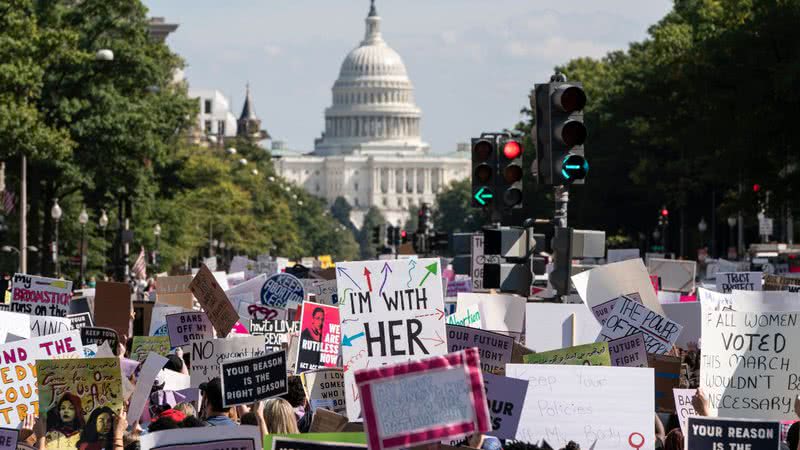 Manifestação nos EUA - Getty Images