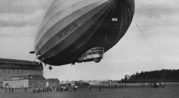 Fotografia do Graf Zeppelin - Domínio Público/ Creative Commons/ Wikimedia Commons