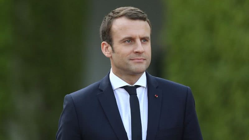 Macron em evento oficial - Getty Images