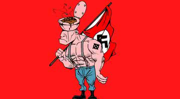 Imagem poética retratando um nazista, sem conexão com a apologia do repórter - Imagem de OpenClipart-Vectors por Pixabay