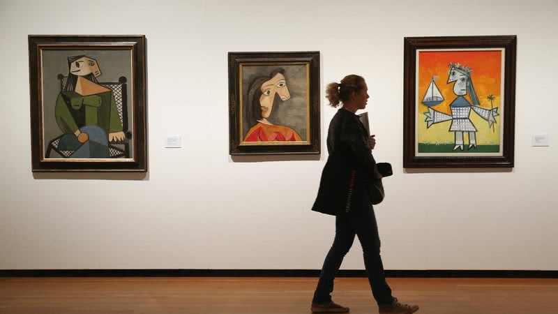 Museu com exposição de Picasso - Getty Images