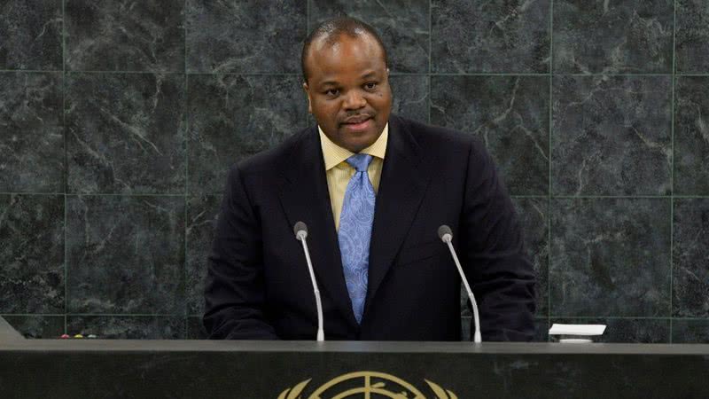 Mswati III discursa em painel da ONU - Getty Images