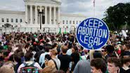 Protestos aconteceram hoje, 23, em frente a Suprema Corte - Getty Images