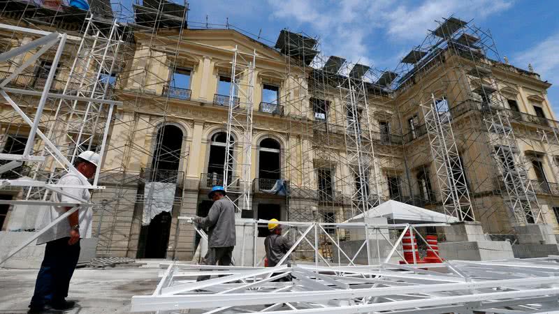 Museu Nacional do Rio de Janeiro em obras - Reprodução