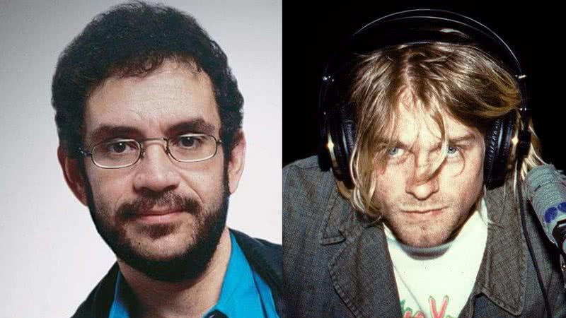 Renato Russo (esq.) e Kurt Cobain (dir.) em montagem - Wikimedia Commons / Divulgação / Julie Kramer