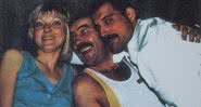 Mary Austin, Jim Hutton e Freddie Mercury reunidos em foto - Crédito: Divulgação/Twitter/queenarchive/04.12.2018