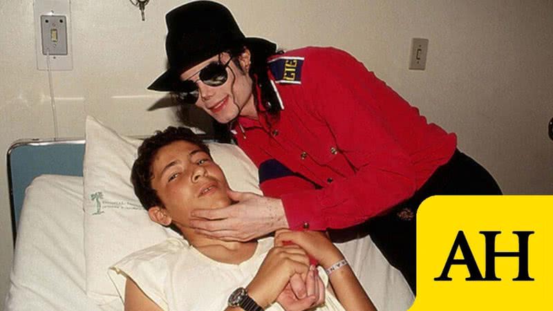 Michael Jackson abraça fã atropelado em São Paulo - Márcio de Paula / Arquivo Pessoal