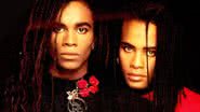 Rob Pilatus e Fab Morvan, o Milli Vanilli, juntos na capa do LP 'All Or Nothing' - Divulgação / Hansa Records