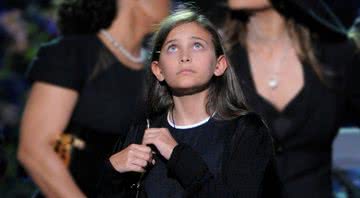 Paris Jackson durante funeral de Michael, em 2009 - Getty Images