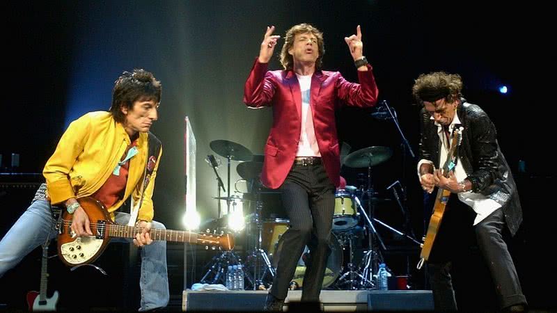 Rolling Stones reunidos em apresentação sem Charlie - Getty Images