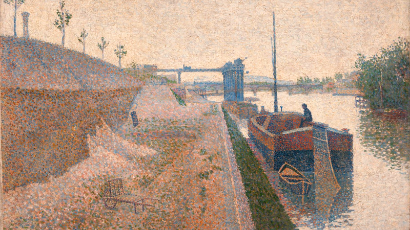 Quai de Clichy. Temps gris - Paul Signac