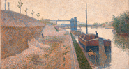 Quai de Clichy. Temps gris - Paul Signac