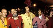 Neo-sannyas dançando na Alemanha, em 1979 - Getty Images