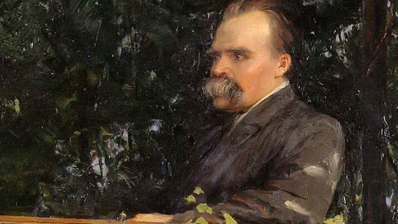 Retrato de Friedrich Nietzsche (1844-1900), pelo artista Stoeving - Getty Images