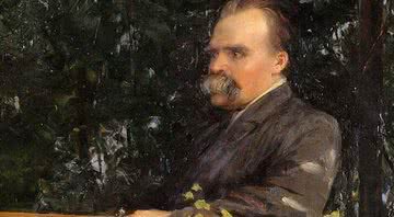 Retrato de Friedrich Nietzsche (1844-1900), pelo artista Stoeving - Getty Images