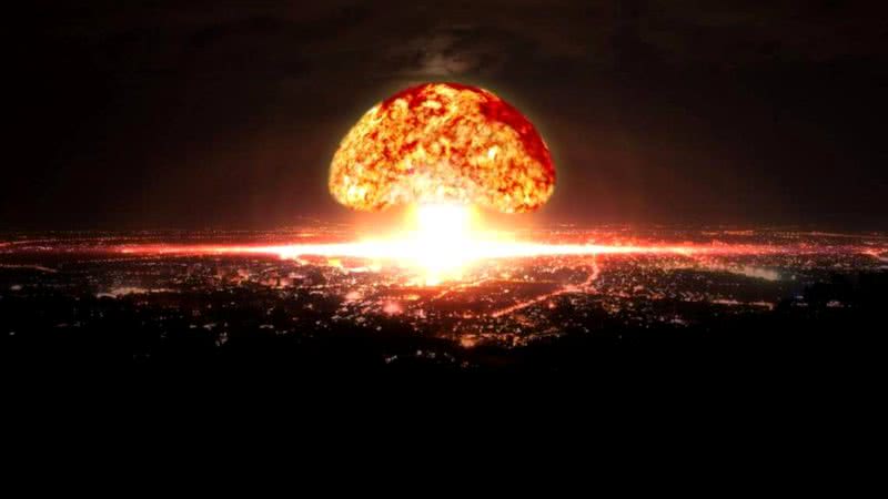 Foto ilustrativa demonstra o impacto de uma possível explosão nuclear - Divulgação