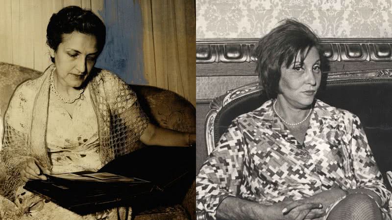 Cecília Meireles e Clarice Lispector, respectivamente - Creative Commons