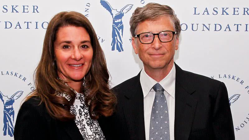 Bill Gates e sua ex-esposa, Melinda, em evento de 2013 - Getty Images