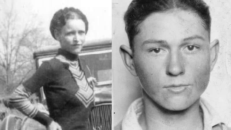 Fotografias de Bonnie Parker e Clyde Barrow - Departamento de polícia de Dallas/ Creative Commons/ Wikimedia Commons