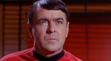 Foto de ator James Doohan em Star Trek - Divulgação