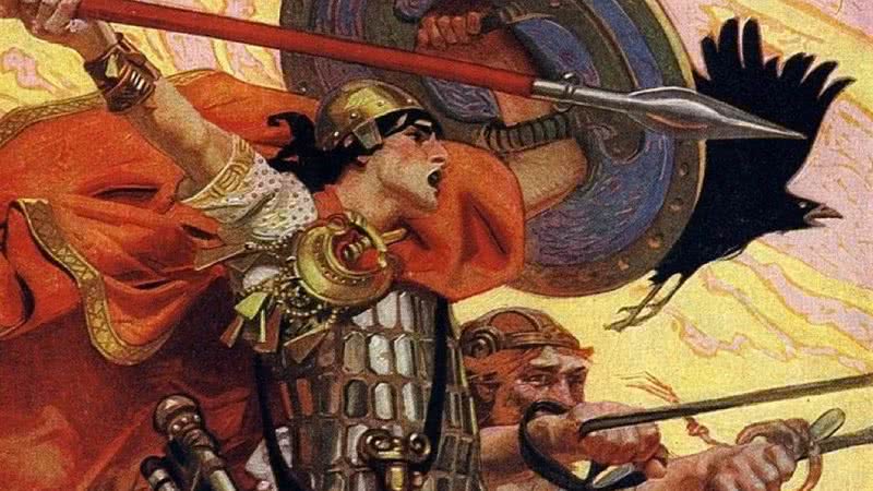 Ilustração de Cú Chulainn - Wikimedia Commons