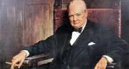 Pintura do Primeiro-ministro Winston Churchill - Wikimedia Commons