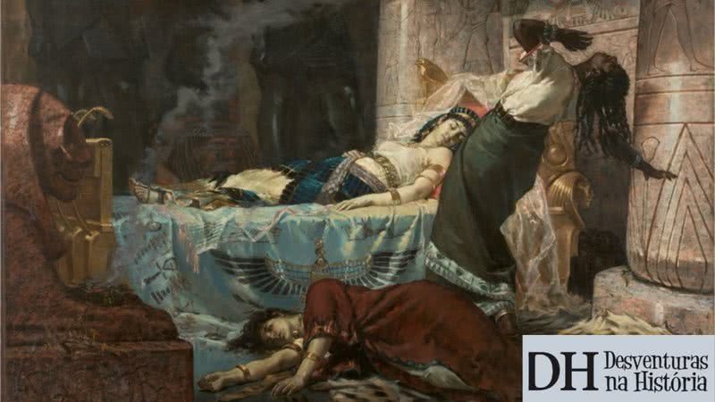 Pintura 'A morte de Cleópatra', Juan Luna (1881) - Wikimedia Commons / Juan Luna