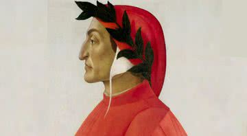 Retrato de perfil de Dante Alighieri - Wikimedia Commons / Domínio Público