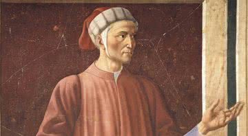 Dante Alighieri, autor de 'A divina comédia' - Andrea del Castagno / Domínio Público, via Wikimedia Commons