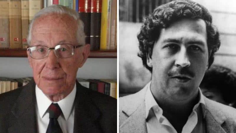 Gustavo de Greiff e Pablo Escobar - Divulgação/ Arquivo Pessoal e Wikimedia Commons