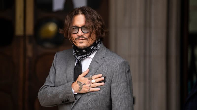 Fotografia do ator Johnny Depp - Getty Images