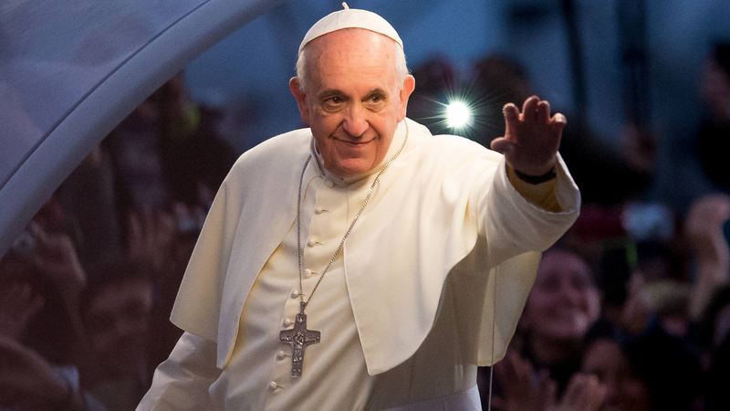 Fotografia do Papa Francisco, líder da Igreja Católica - Getty Images