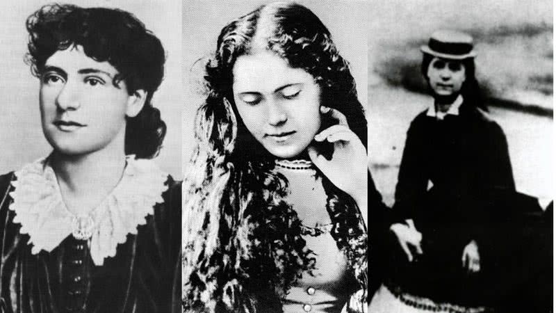 Eleanor, Laura e Jenny, as filahs de Marx - Domínio Público via Wikimedia Commons