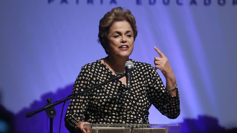 Fotografia da ex-presidente Dilma Rousseff em 2016 - Mario Tama/Getty Images