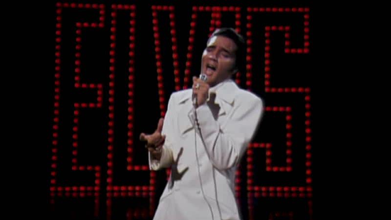 Elvis Presley no clipe de "If I Can Dream" - Divulgação/YouTube/Elvis Presley