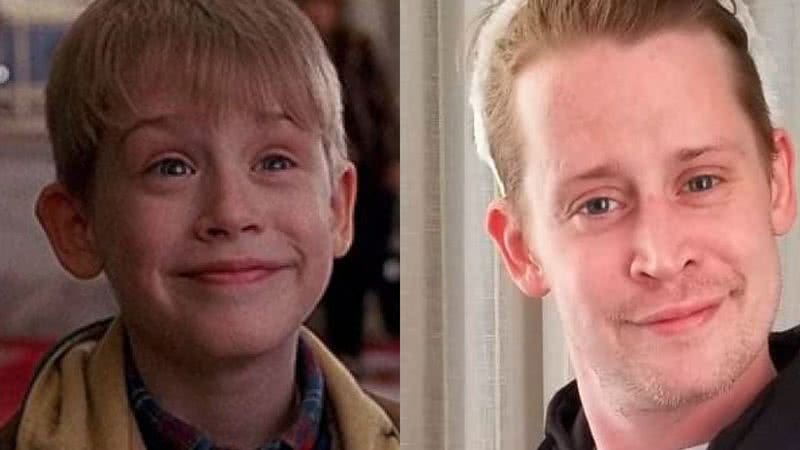 Montagem mostrando diferentes fases da vida de Macaulay Culki - Divulgação