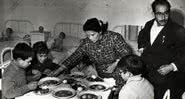 Fotografia da família Martínez no hospital - ABC/Álvaro García Pelayo